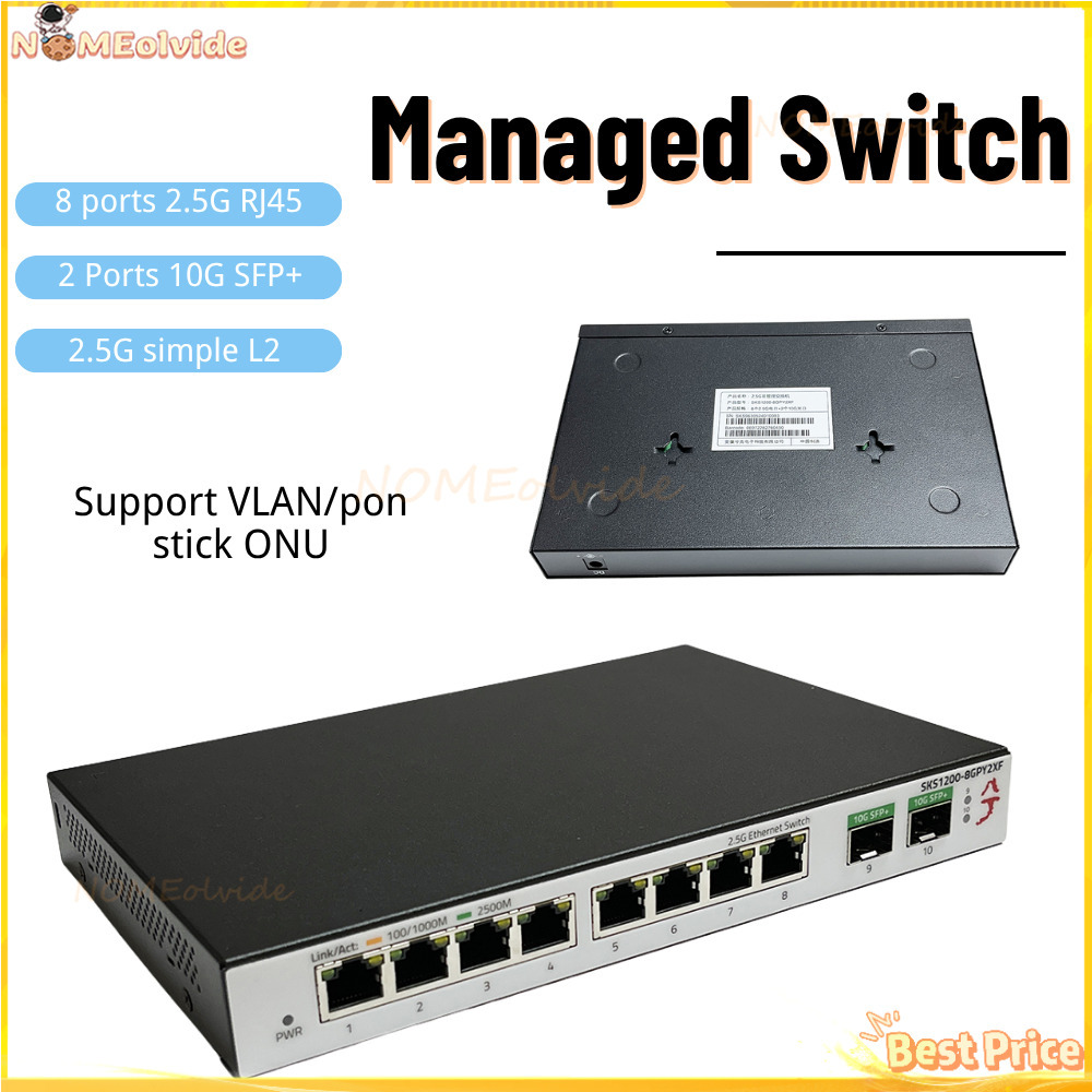 Xikestor SKS1200 Switch Simple – Sfp+ 10G Managed Switch 8 Port Bewertung und Preis